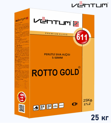 VENTUM ГИПСОВАЯ ШТУКАТУРКА РОТТО ГОЛД 611 (ROTTO GOLD 611)